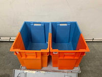2 magazijnbakken met deksel (5x) - afbeelding 1 van  1