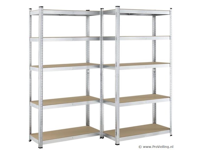 2 magazijnstellingen 180 x 90 x 40 cm - afbeelding 1 van  15