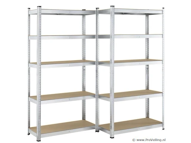 2 magazijnstellingen 180 x 90 x 40 cm - afbeelding 1 van  15