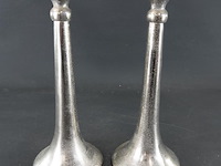 2 metalen kandelaren - afbeelding 1 van  5
