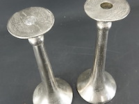 2 metalen kandelaren - afbeelding 4 van  5