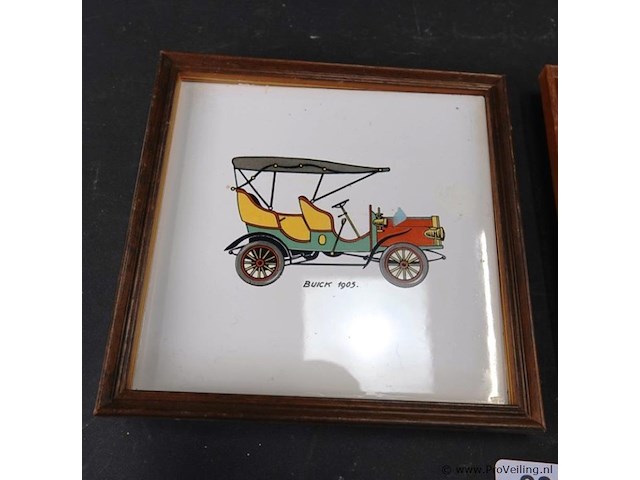 2 mettlach porseleinen tegels - afbeelding 3 van  5