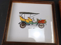 2 mettlach porseleinen tegels - afbeelding 3 van  5