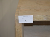 2 moderne vol houten boekenrekken 3 leggers afm. 240x37x135 - afbeelding 5 van  6