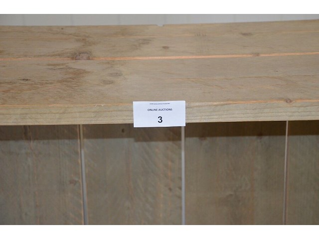 2 moderne vol houten rekken 2 leggers en 3 leggers afm. 100x38x120 , modern vol houten tv meubel 2 laden 1 legger afm. 120x43x72 - afbeelding 5 van  9
