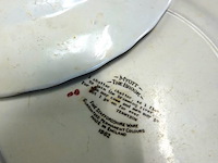 2 myott engels porseleinen sierborden - afbeelding 5 van  5