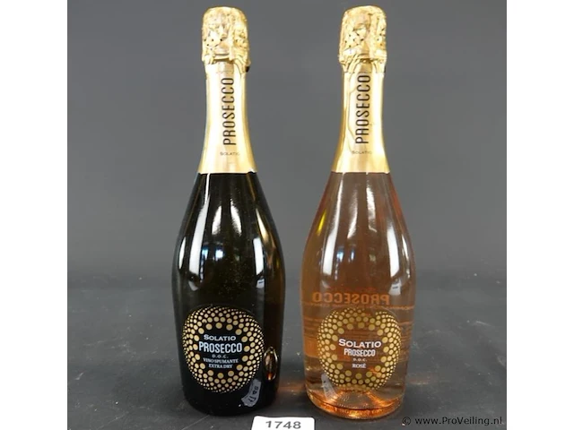 2 ongeopende flessen prosecco - afbeelding 2 van  5