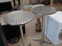 2 opklapbare aluminium statafels - afbeelding 2 van  5