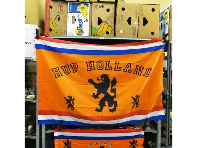 2 oranje vlaggen - afbeelding 2 van  3