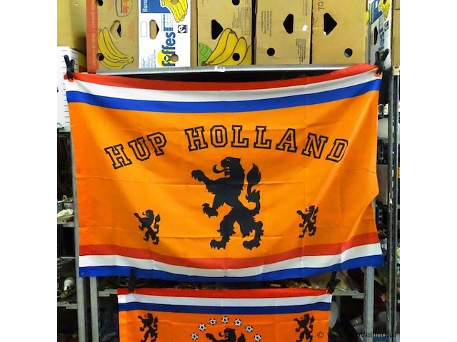 2 oranje vlaggen - afbeelding 2 van  3