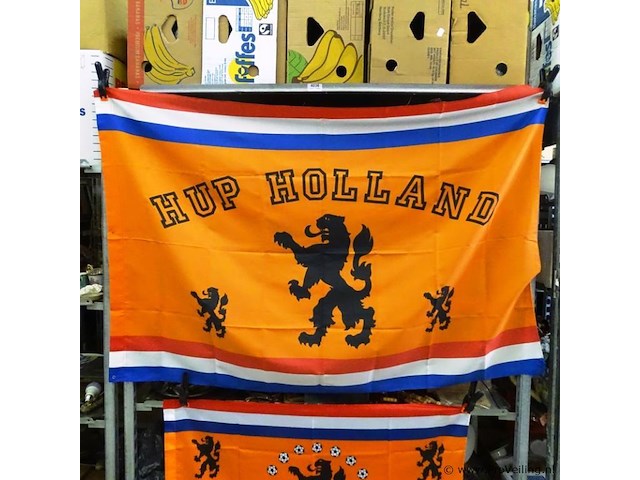 2 oranje vlaggen - afbeelding 2 van  3