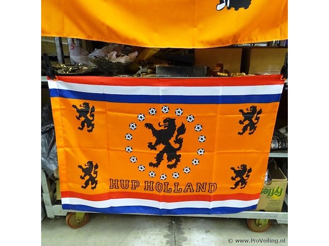 2 oranje vlaggen - afbeelding 3 van  3