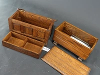 2 oude houten kisten - afbeelding 4 van  6
