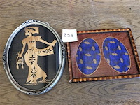 2 oude kadertjes - afbeelding 1 van  3