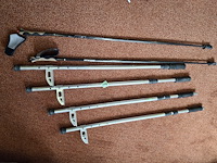 2 paar stelten en 1 paar nordic walking stokken, aluminium in hoogte verstelbaar - afbeelding 2 van  3