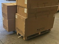 2-persoons badkamermeubel 120 cm donker hout decor - incl. kranen - afbeelding 4 van  4