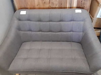 2 persoons bankje linnen, grey, 2025 - afbeelding 1 van  2