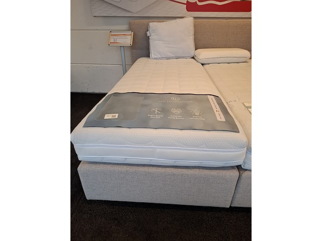 2-persoons boxspring met 2x matras en hoofdbord o.a. van landschoot - afbeelding 6 van  11