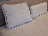 2-persoons boxspring met 2x matras en hoofdbord o.a. van landschoot - afbeelding 8 van  11