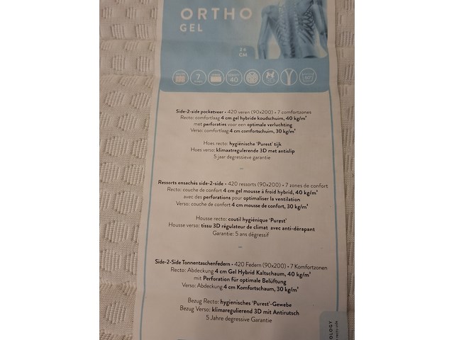 2 persoons boxspring met hoofdbord o.a. van landschoot - afbeelding 6 van  12