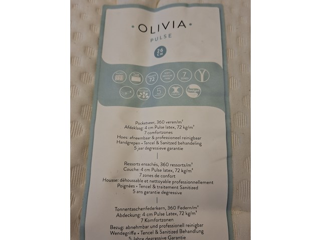 2 persoons boxspring met hoofdbord o.a. van landschoot - afbeelding 7 van  12