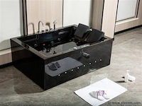 2-persoons massage bad. type kleur zwart. rechtse opstelling. afm.ca. 1700x1200x65 - afbeelding 3 van  10