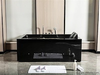 2-persoons massage bad. type kleur zwart. rechtse opstelling. afm.ca. 1700x1200x65 - afbeelding 4 van  10