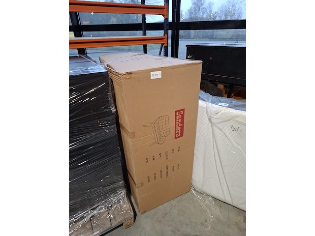 2 persoons scandinavisch bankje linnen, grijs, 2025 - afbeelding 2 van  2