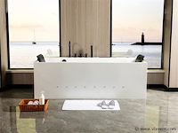 2 persoons whirlpool massagebad - half vrijstaand 180x75cm - afbeelding 3 van  8