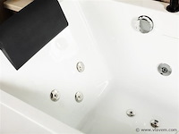 2 persoons whirlpool massagebad - half vrijstaand 180x75cm - afbeelding 4 van  8