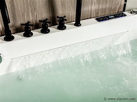 2 persoons whirlpool massagebad - half vrijstaand 180x75cm - afbeelding 7 van  8
