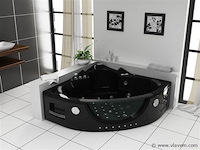 2 persoons whirlpool massagebad - wit - hoekbad - 152x152x62cm - afbeelding 4 van  9