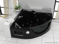2 persoons whirlpool massagebad - wit - hoekbad - 152x152x62cm - afbeelding 6 van  9