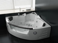 2 persoons whirlpool massagebad met heater - hoekbad 172.5x172.5cm - afbeelding 3 van  5