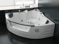 2 persoons whirlpool massagebad wit - hoekbad 172.5x172.5cm - afbeelding 1 van  12