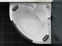 2 persoons whirlpool massagebad wit - hoekbad 172.5x172.5cm - afbeelding 5 van  12