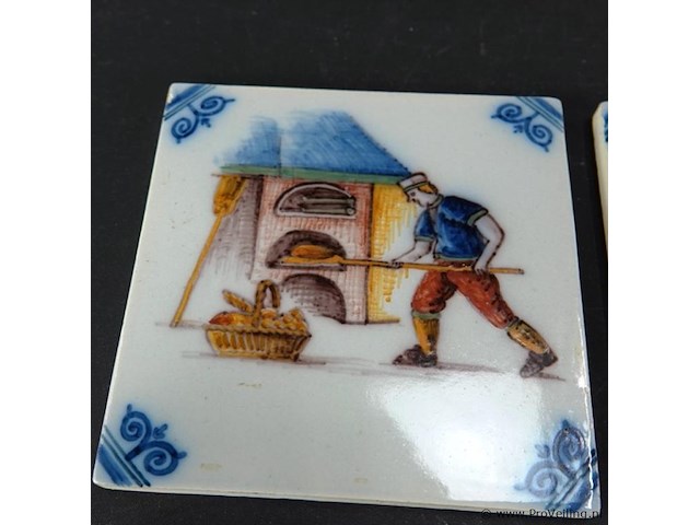 2 porseleinen tegels - afbeelding 3 van  5