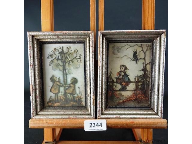 2 prenten in lijst - afbeelding 1 van  5