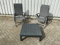 2 recliners met uitklapbare bijzettafel - afbeelding 1 van  1