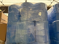 2 rollen industrierol verlijmd blauw 3-laags 36 cm (2 x rol 180 meter in folie) (10x) - afbeelding 6 van  7