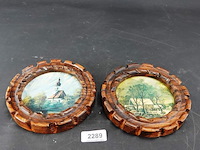 2 ronde lijstjes - afbeelding 1 van  5