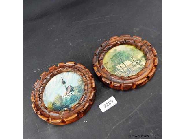 2 ronde lijstjes - afbeelding 2 van  5