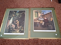 2 schilderijen 43 x 35 cm - afbeelding 1 van  3
