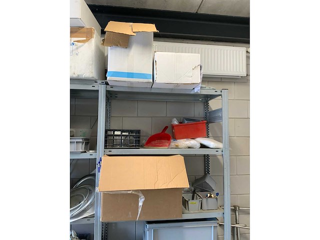 2 secties legbordstelling met inhoud lpde zakken en werkplaats toebehoren - afbeelding 14 van  18