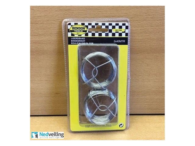 2 sets benson binddraad zilver 2x 40 meter wvp € 2,59 - afbeelding 2 van  3