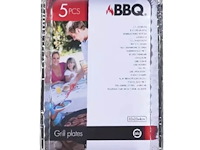 2 sets rechthoekige aluminium grilschalen 34x23 cm 5 ex. per set (doos q2) - afbeelding 3 van  3