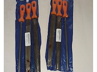 2 sets van 3 ijzervijlen in etui - afbeelding 2 van  3