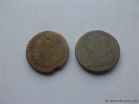 2 sols lodewijk xvi ca. 1792 (2 stuks) - afbeelding 2 van  4