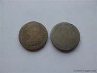 2 sols lodewijk xvi ca. 1792 (2 stuks) - afbeelding 3 van  4