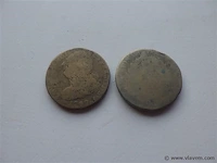 2 sols lodewijk xvi ca. 1792 (2 stuks) - afbeelding 4 van  4